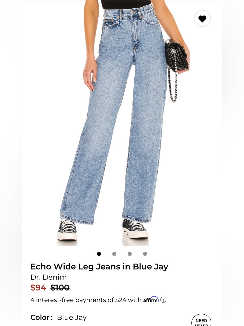 Revolve Dr. Denim ECHO wide leg jeans 29
